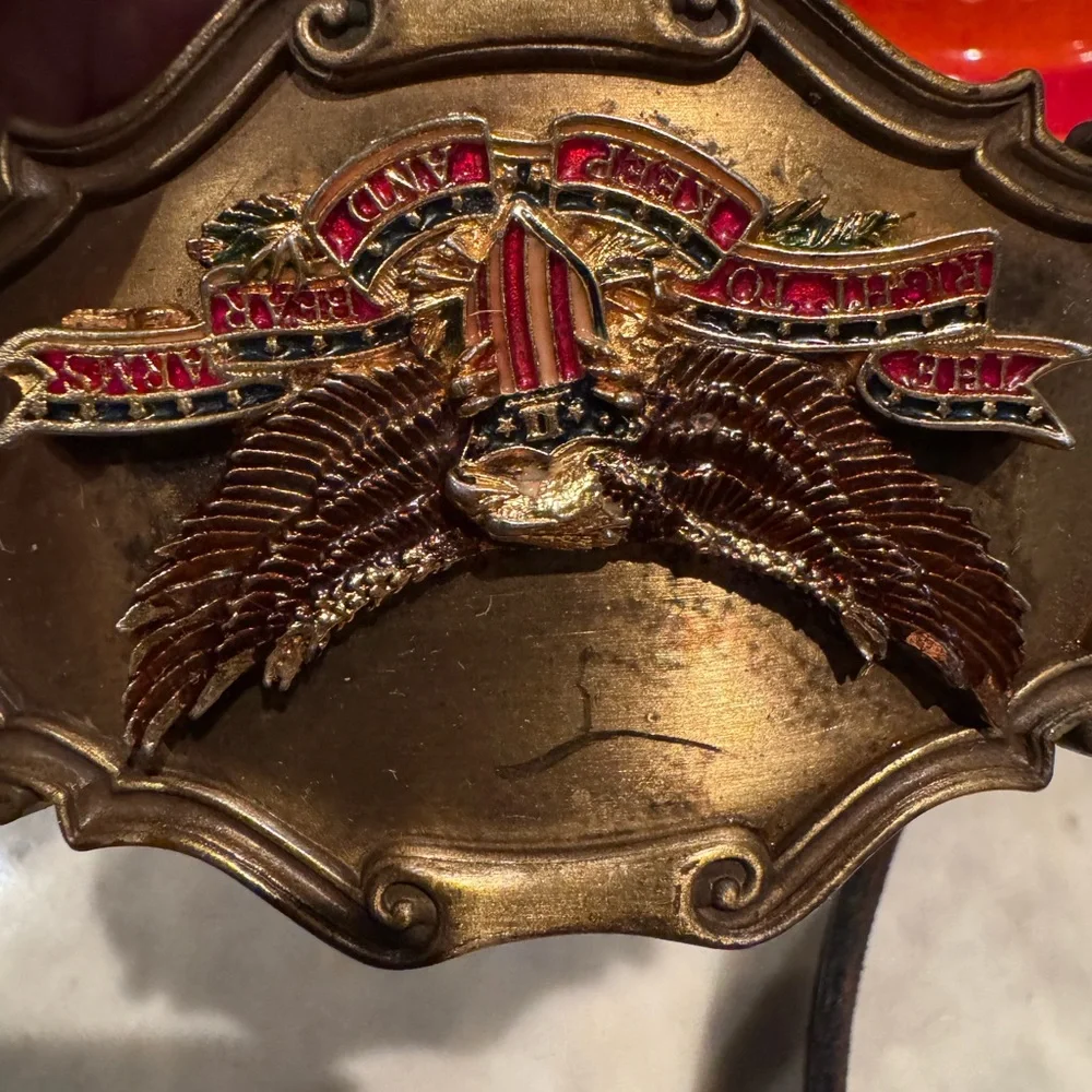 Vintage Brass Eagle Belt Buckle